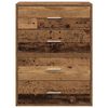 vidaXL Cabinets with 2 Drawers 2 pcs Old Wood 60x31x40 cm Engineered Wood