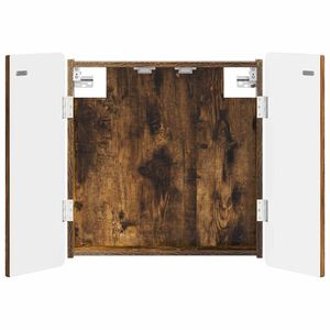 vidaXL Dartboard Cabinet ZWOLLE Smoked Oak 52.5 x 10.5 x 57.5 cm