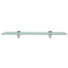 vidaXL Floating Shelves 2 pcs Glass 50x10 cm 8 mm
