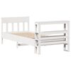 vidaXL Bed Frame without Mattress White 90x200 cm Solid Wood Pine