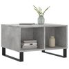 vidaXL Coffee Table Concrete Grey 60x50x36.5 cm Engineered Wood