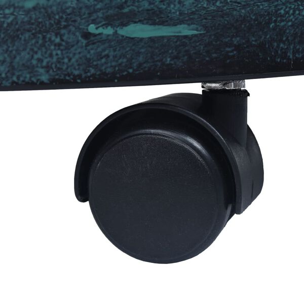 vidaXL Plant Trolleys 6 pcs Green 38 cm Plastic