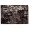 vidaXL Rug Runner MARSA Black 100 x 150 cm Polyester and PVC
