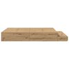 vidaXL Storage Bed Frame Artisan Oak 140 cm Engineered Wood