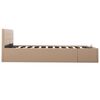 vidaXL Bed Frame without Mattress with Hydraulic Storage Cappuccino 180x200cm
