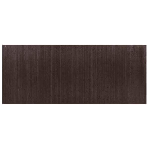 vidaXL Room Divider Dark Brown Width 400 cm Height 165 cm Bamboo