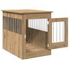 vidaXL Dog Crate Furniture Artisan Oak 55x80x68 cm Engineered Wood