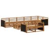 vidaXL Outdoor Sofa Set 9 pcs