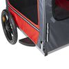 Animal Boulevard Pet Bike Trailer L 130x80x90 cm Red and Grey