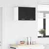 vidaXL Hanging Cabinet 2 pcs Black Oak and White 30 x 31 x 40 cm