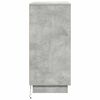 vidaXL LED Sideboard Concrete Grey 71 x 34.5 x 75 cm Engineered Wood
