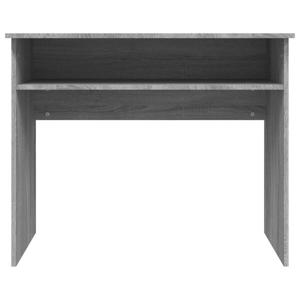 vidaXL Desk Grey Sonoma 90x50x74 cm Engineered Wood