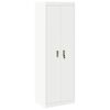 vidaXL Storage Cabinet White 60 x 40 x180 cm Steel