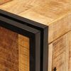 vidaXL Bedside Cabinet Brown 66 x 35 x 76 cm Soild rough mango wood