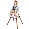 CHILDHOME 2-in-1 High Chair with Bumper Evolu 2 Transparent