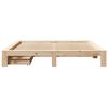 vidaXL Bed Frame without Mattress 200x200 cm Solid Wood Pine