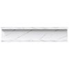 vidaXL Wall Shelf 4 pcs White Marble 40 x 9 x 3 cm Engineered Wood