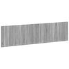 vidaXL Wall-Mounted Headboard EDE Grey Sonoma Engineered Wood