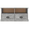 vidaXL TV Cabinet Concrete Grey 93x35.5x45 cm Engineered Wood