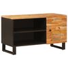 vidaXL TV Cabinet with Shelf Brown 80 x 31.5 x 46 cm Solid Mango Wood