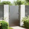 vidaXL Garden Gate with Lock Black 100 x 200 cm Powder-coated steel