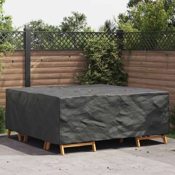 vidaXL Furniture Cover Plain Black 200 x 200 x 90 cm 600D