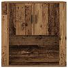 vidaXL Wall Cabinet with Door Old Wood 80 x 33 x 80 cm Engineered Wood