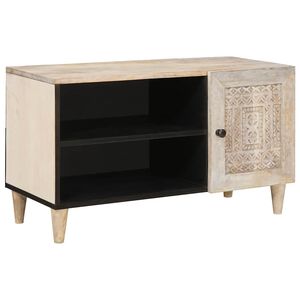 vidaXL TV Units with Shelf White 80 x 33 x 46 cm Engineered wood