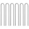 vidaXL Tent Pegs 6 pcs U-shaped 41.5 cm &Oslash;12 mm Galvanised Steel