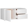 vidaXL TV Cabinet White 80x34x36 cm Engineered Wood