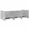 vidaXL Daybed with Drawers without Mattress Concrete Grey 100x200 cm