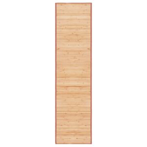 vidaXL Rug Bamboo 80x300 cm Brown