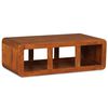 vidaXL Coffee Table Solid Wood with Honey Finish 90x50x30 cm