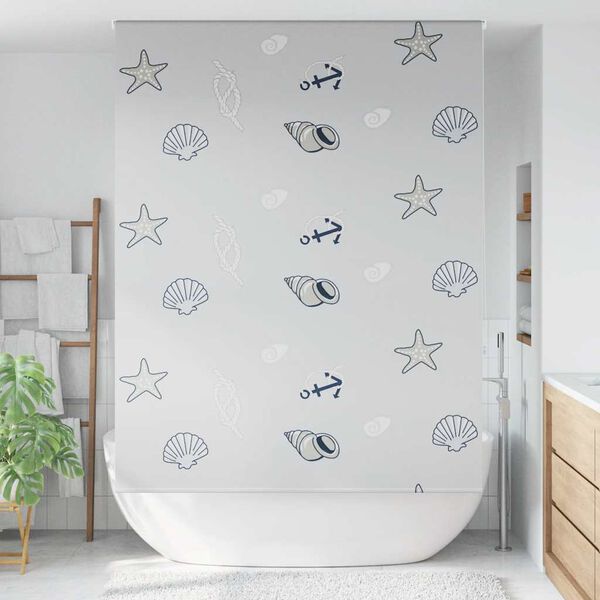 vidaXL Shower Roller Blind 150x240 cm Fabric Width 146 cm