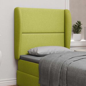 vidaXL Headboard Ear Green 80 x 23 x 6 cm Fabric