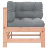 vidaXL Corner Sofas with Cushions 2 pcs Solid Wood Douglas