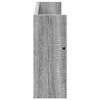 vidaXL Magazine Rack Grey Sonoma 60 x 12 x 30 cm Engineered Wood