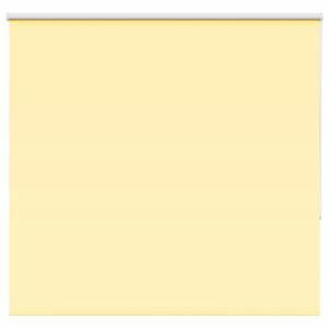 vidaXL Roller Blind Blackout Yellow 145x150 cm Fabric Width 141.6 cm Polyester