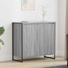 vidaXL Side Cabinet Grey Sonoma 79 x 36 x 75 cm Engineered Wood
