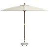 vidaXL Parasol Base Grey 45 x 45 x 45 cm Granite and Stainless Steel