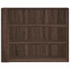 vidaXL Wall Cabinet Brown Oak 75x35x60 cm Engineered Wood