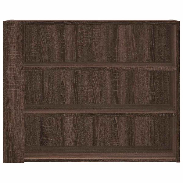 vidaXL Wall Cabinet Brown Oak 75x35x60 cm Engineered Wood