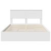vidaXL Storage Bed with Headboard White 150 x 200 cm Engineered Wood