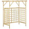 vidaXL Garden Pergola for Double Bins Impregnated Pinewood