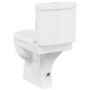 vidaXL Toilet With Cistern White