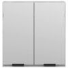 vidaXL Bathroom Mirror Cabinet Concrete Grey 64x20x66.5 cm Engineered Wood