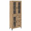 vidaXL Highboard Artisan Oak 69.5 x 34 x 180 cm Engineered Wood