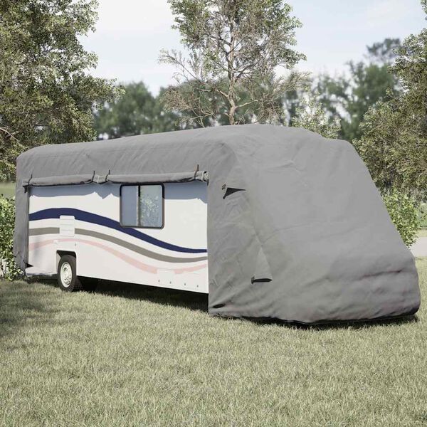 vidaXL Motorhome Covers Grey 870x235x275 cm Non-woven Fabric
