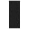 vidaXL Plant Stand 2 pcs Black Oak 30 x 30 x 70 cm Engineered Wood