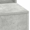 vidaXL Dressing Table Concrete Grey 100 x 41 x 135 cm Engineered Wood